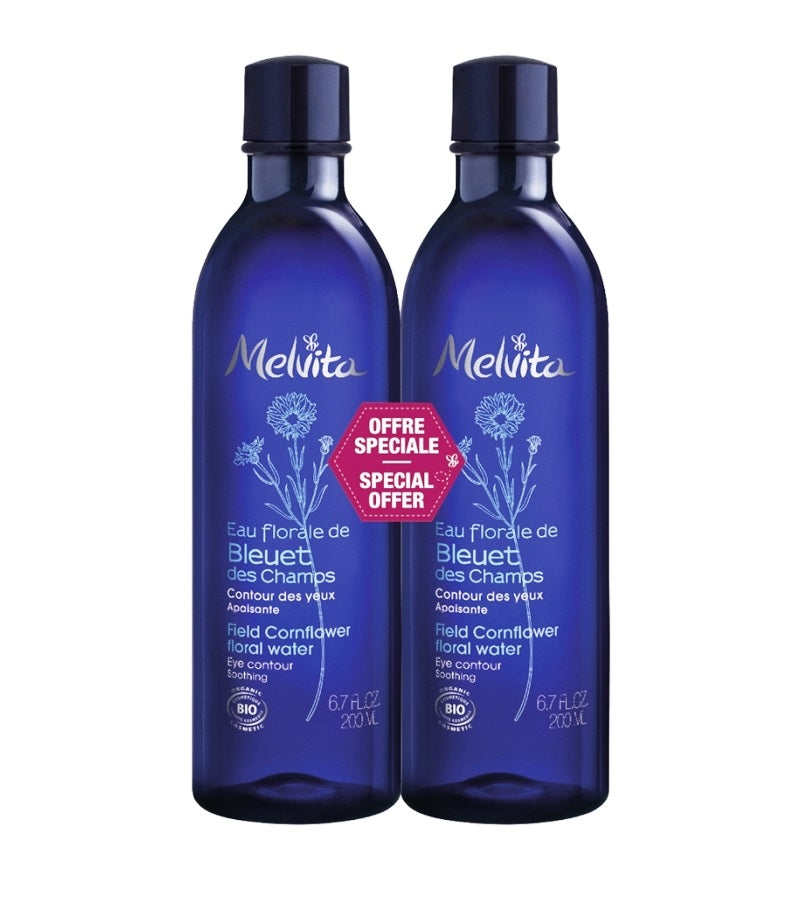 MELVITA BLEUET DES CHAMPS FLOWER WATER 2 X 200 ML